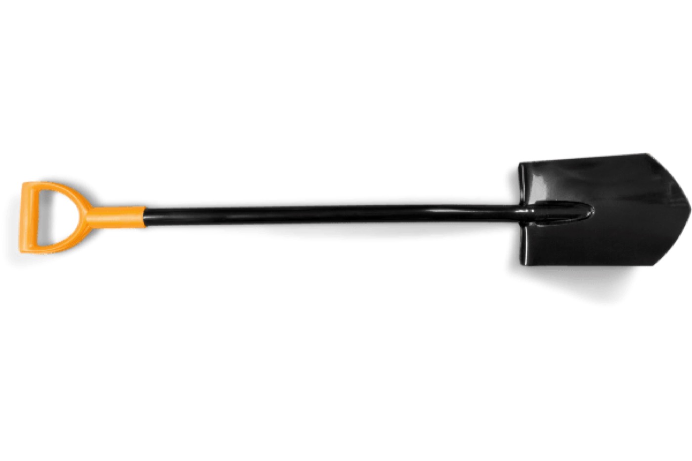 A digging shovel, the main tool for excavating a window well by hand